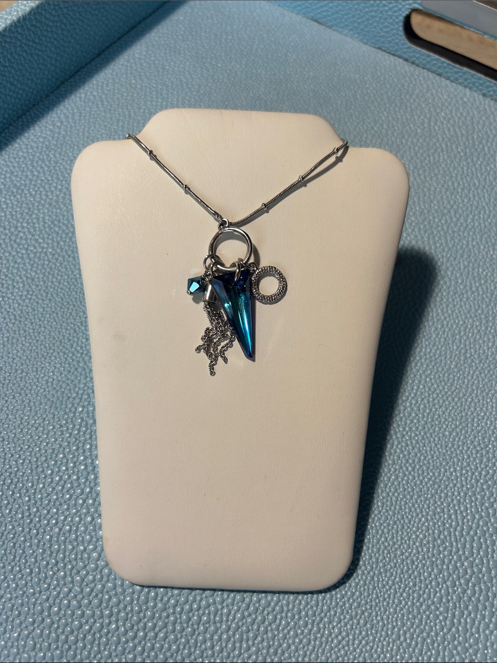 Touchstone Crystal by Swarovski Bermuda Triangle Necklace